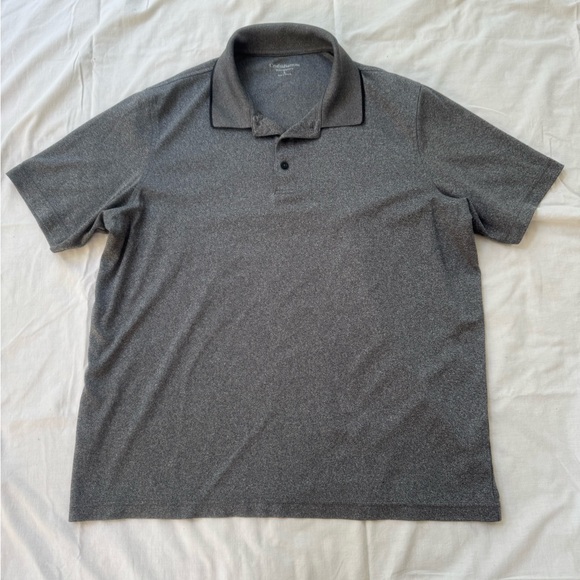 croft & barrow Other - Croft & Barrow Gray Performance Polyester Polo Shirt Men’s Size L